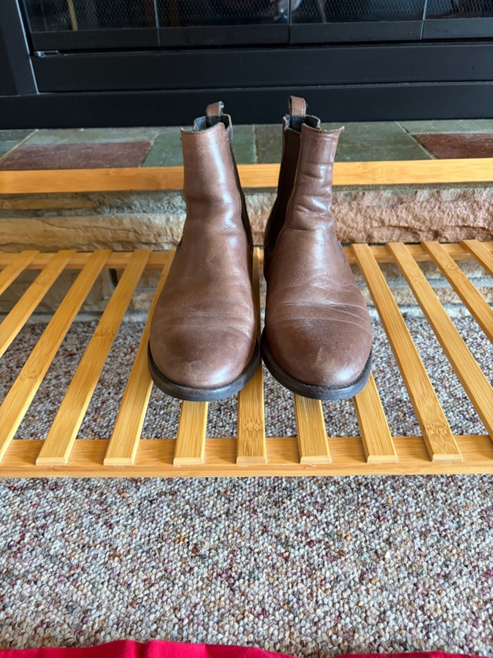 Thursday Boot Company Brown Leather Chelsea Ankle Boots